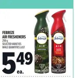 Metro FEBREZE AIR FRESHENERS offer