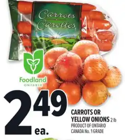 Metro CARROTS OR YELLOW ONIONS offer