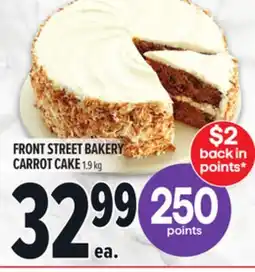 Metro FRONT STREET BAKERY CARROT CAKE offer