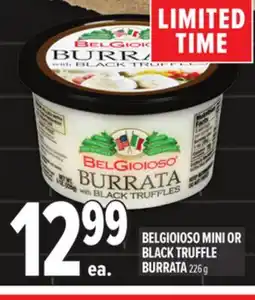 Metro BELGIOIOSO MINI OR BLACK TRUFFLE BURRATA offer