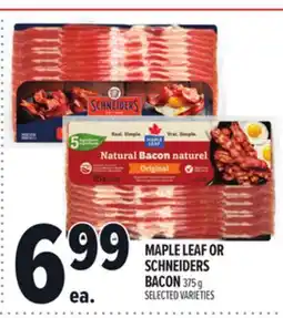 Metro MAPLE LEAF OR SCHNEIDERS BACON offer
