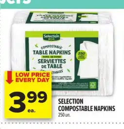 Metro SELECTION COMPOSTABLE NAPKINS offer