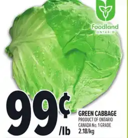 Metro GREEN CABBAGE offer