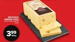 Metro IRRESISTIBLES EMMENTAL CHEESE offer