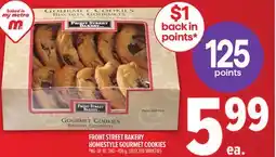 Metro FRONT STREET BAKERY HOMESTYLE GOURMET COOKIES offer