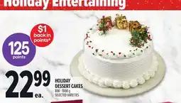 Metro HOLIDAY DESSERT CAKES offer