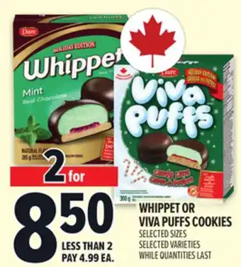 Metro WHIPPET OR VIVA PUFFS COOKIES offer