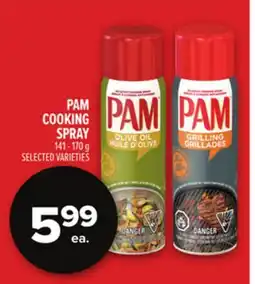 Metro PAM COOKING SPRAY offer