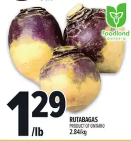 Metro RUTABAGAS offer