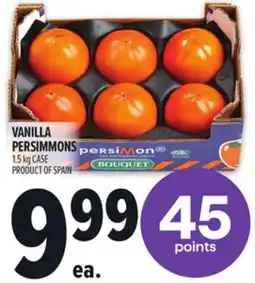 Metro VANILLA PERSIMMONS offer
