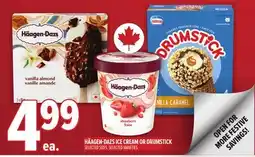 Metro HÄAGEN-DAZS ICE CREAM OR DRUMSTICK offer