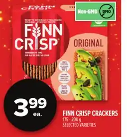 Metro FINN CRISP CRACKERS offer