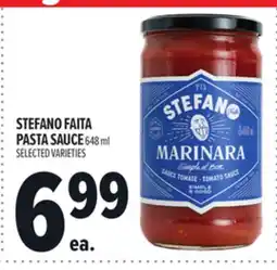 Metro STEFANO FAITA PASTA SAUCE offer