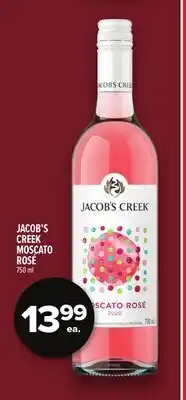 Metro JACOB'S CREEK MOSCATO ROSÉ offer