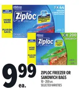 Metro ZIPLOC FREEZER OR SANDWICH BAGS offer