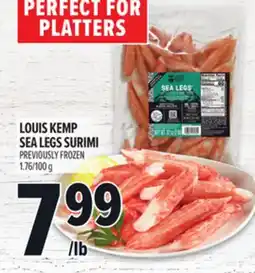 Metro LOUIS KEMP SEA LEGS SURIMI offer