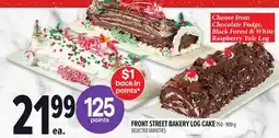 Metro FRONT STREET BAKERY LOG CAKE offer