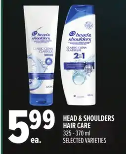 Metro HEAD & SHOULDERS HAIR CARE offer