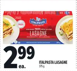 Metro ITALPASTA LASAGNE offer