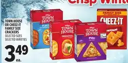 Metro KELLOGG'S TOWN HOUSE OR CHEEZ-IT FAMILY SIZE CRACKERS offer