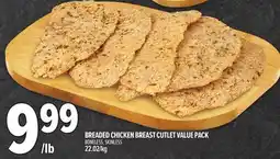 Metro BREADED CHICKEN BREAST CUTLET VALUE PACK offer
