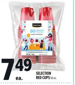 Metro SELECTION RED CUPS offer