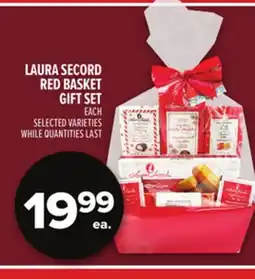 Metro LAURA SECORD RED BASKET GIFT SET offer