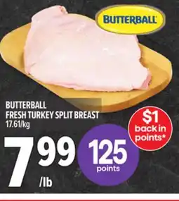 Metro BUTTERBALL FRESH TURKEY SPLIT BREAST offer