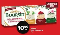 Metro BOURSIN TRIO CREAM CHEESE offer