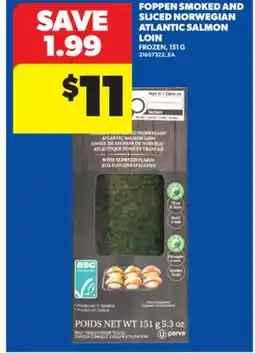 Real Canadian Superstore FOPPEN SMOKED AND SLICED NORWEGIAN ATLANTIC SALMON LOIN, 151 G offer
