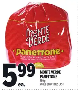Metro MONTE VERDE PANETTONE offer