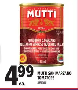 Metro MUTTI SAN MARZANO TOMATOES offer