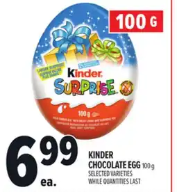 Metro KINDER CHOCOLATE EGG offer