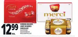 Metro FERRERO ROCHER, LINDT OR MERCI CHOCOLATE offer