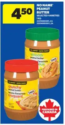 Real Canadian Superstore NO NAME PEANUT BUTTER, 1 KG offer