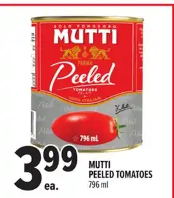 Metro MUTTI PEELED TOMATOES offer