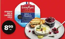 Metro ENTREMONT BRIE OR CAMEMBERT CHEESE offer