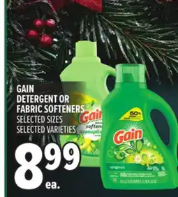 Metro GAIN DETERGENT OR FABRIC SOFTENERS offer