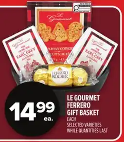 Metro LE GOURMET FERRERO GIFT BASKET offer