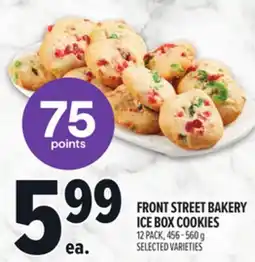 Metro FRONT STREET BAKERY ICE BOX COOKIES offer