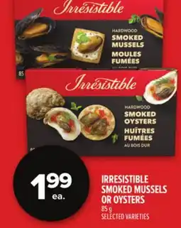 Metro IRRESISTIBLE SMOKED MUSSELS OR OYSTERS offer