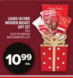 Metro LAURA SECORD WOODEN BASKET GIFT SET offer