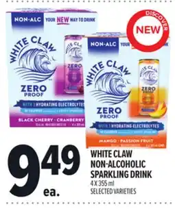 Metro WHITE CLAW NON-ALCOHOLIC SPARKLING DRINK offer