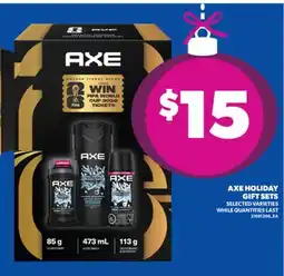 Real Canadian Superstore AXE HOLIDAY GIFT SETS offer
