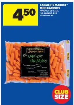 Real Canadian Superstore FARMER'S MARKET MINI CARROTS, 2 LB offer