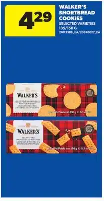 Real Canadian Superstore WALKER'S SHORTBREAD COOKIES, 135/150 G offer