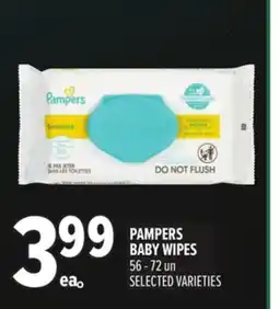 Metro PAMPERS BABY WIPES offer