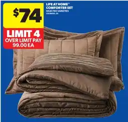 Real Canadian Superstore LIFE AT HOME COMFORTER SET offer