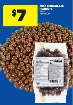 Real Canadian Superstore MILK CHOCOLATE PEANUTS, 260 G offer