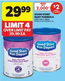 Real Canadian Superstore GOOD START BABY FORMULA, 900 G offer